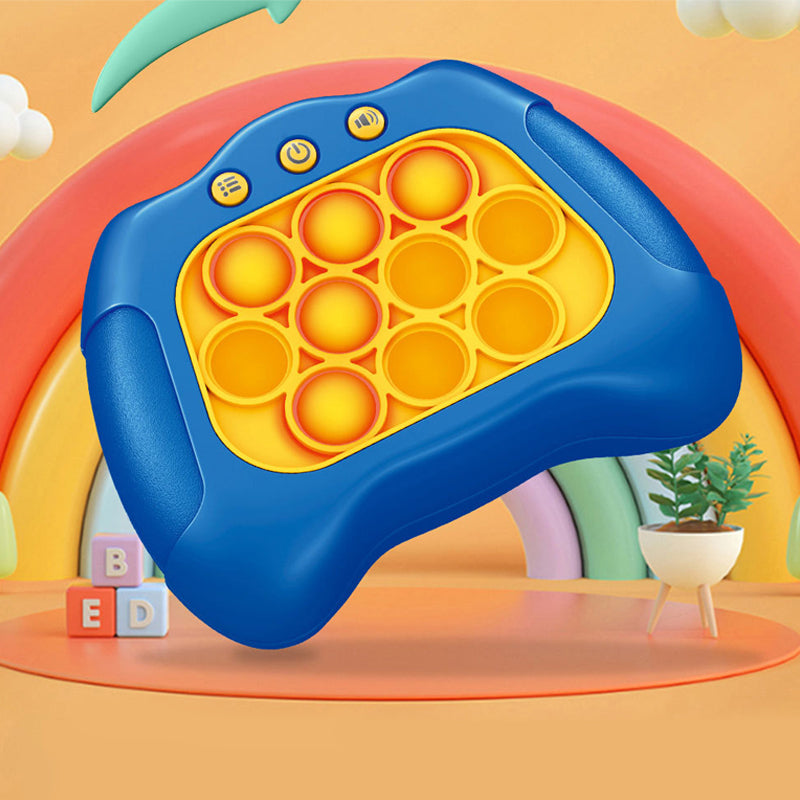 Handheld Game Console for Kids Pop Fidget Toy, Sensory Decompression Breakthrough Puzzle Quick Push Bubble, Fun for Children's Parties, Adult Meetings, Birthday Gift for Boys, Girls 4-9 Years