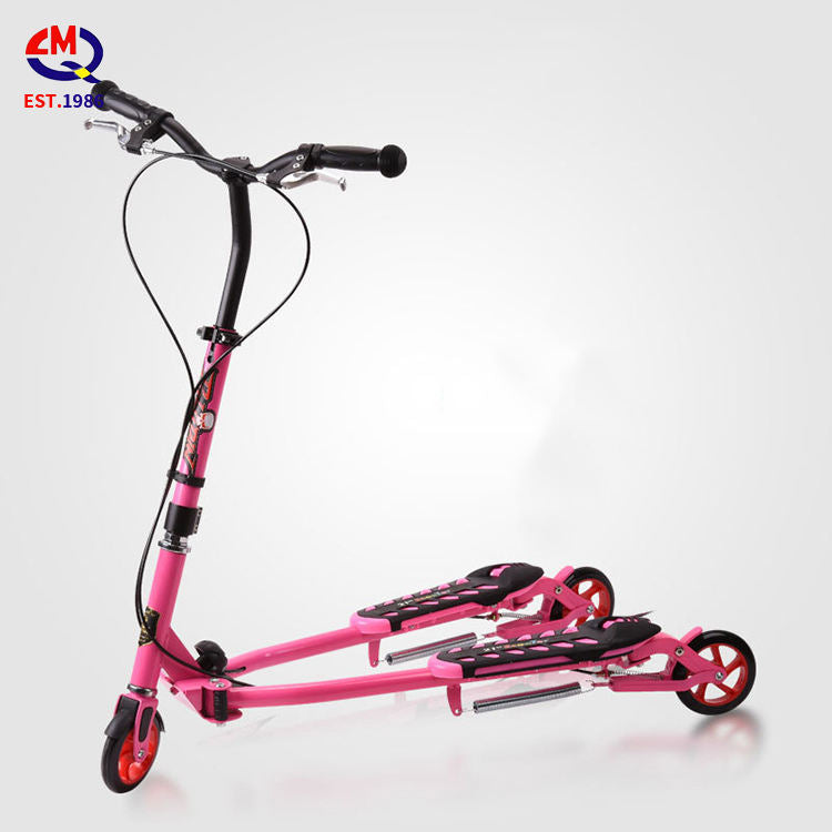 21st Three Wheel Scissor Cart Racing off Road Kick Flashing Pedal Bicycle Kids Scooters for Sale