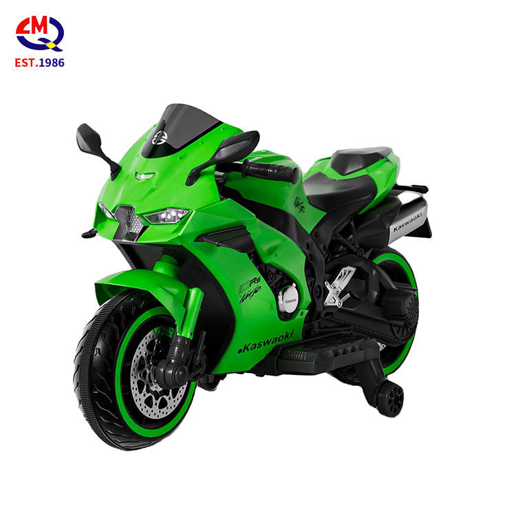 Cheap Price High Quality Popular Customizable Big Electric Motor Kids Motorcycle With Two Training Wheels