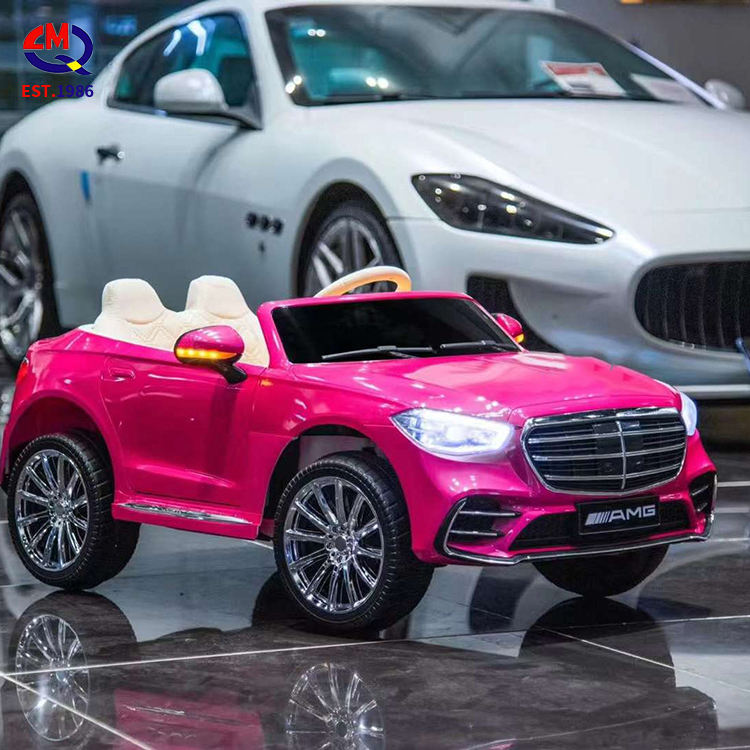High-Level New Large Baby Toy Battery Car Paint Pink Kids Electric Car