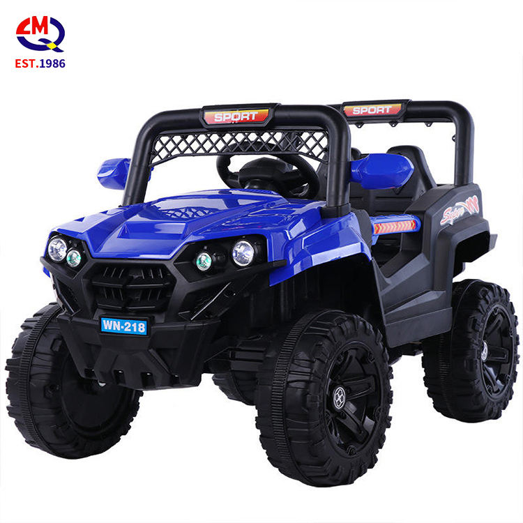 Children's 6 Years Electric Car 2 Seat Four-wheel Drive Kid Rubber Tires Baby Electric Remote Control Toy Car