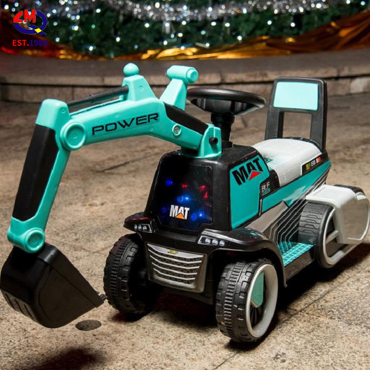 6v Latest Rechargeable Kids Battery Ride Cars Children Toys Electric Tractor Kids Excavator