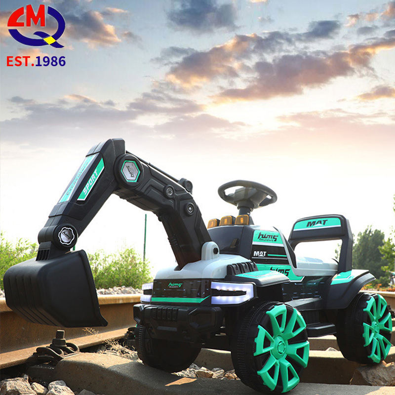 Plastic 2 in 1 Kids Excavator Toys/mini Kids Children Ride on Car Excavator Trucks/baby Gift Sliding Car Excavator
