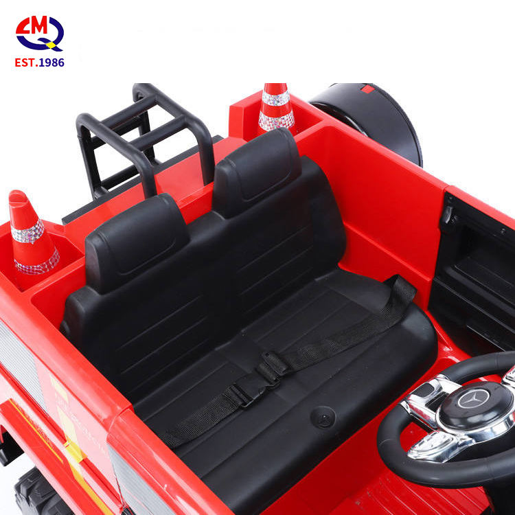 Children's 6 Years Electric Car 2 Seat Four-wheel Drive Kid Rubber Tires Baby Electric Remote Control Toy Car