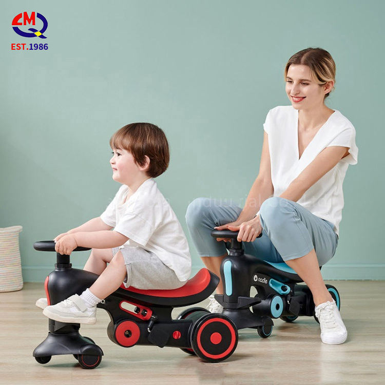 Outdoor Children Baby Kids Swing Ride on Car Toy Scooter Bicycle Stroller 4 in 1 Kid Wiggle Car Twist Car for Kids Baby