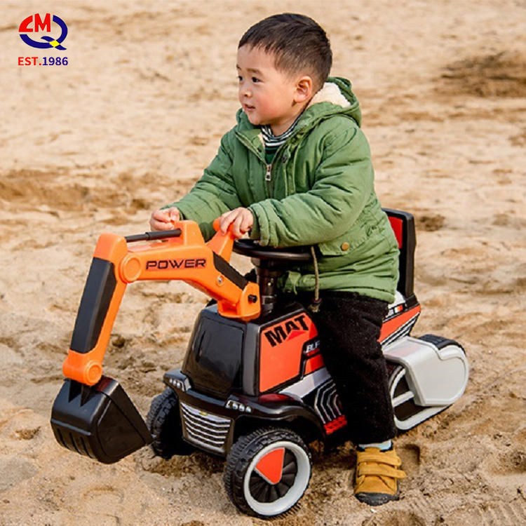 6v Latest Rechargeable Kids Battery Ride Cars Children Toys Electric Tractor Kids Excavator