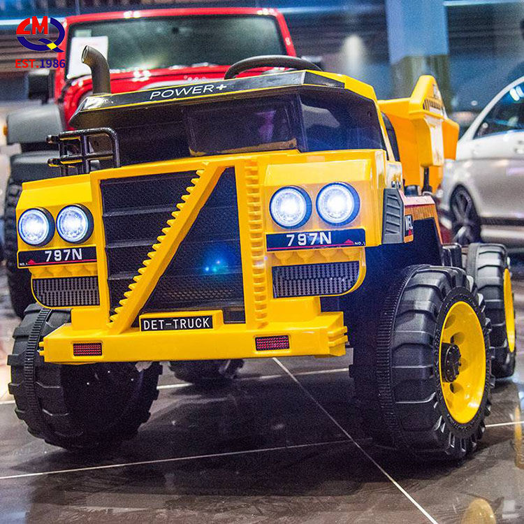 New Model Popular Styles of Children's Electric Toys and Children's Toy Engineering Vehicles with Two Seats