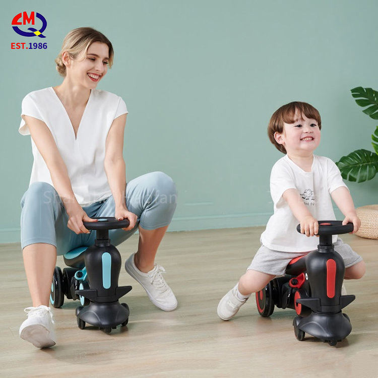 Outdoor Children Baby Kids Swing Ride on Car Toy Scooter Bicycle Stroller 4 in 1 Kid Wiggle Car Twist Car for Kids Baby