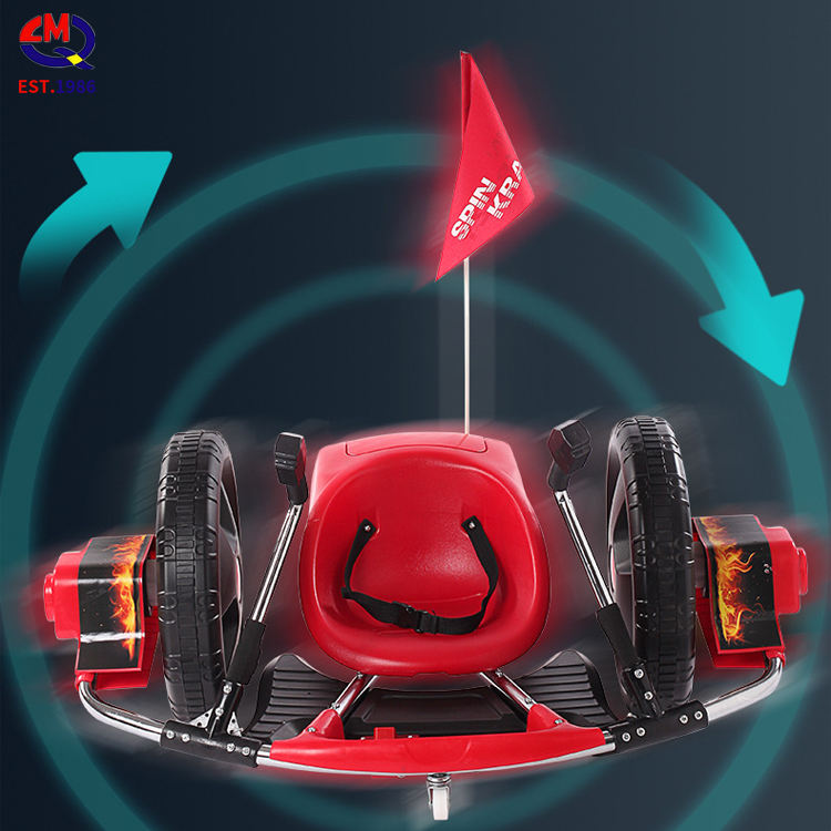 Rotate 360 degrees Steel Go Karts children ride on car electric 12v battery for kids 8 To 13 Years