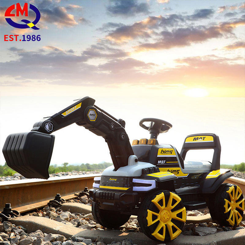 Plastic 2 in 1 Kids Excavator Toys/mini Kids Children Ride on Car Excavator Trucks/baby Gift Sliding Car Excavator