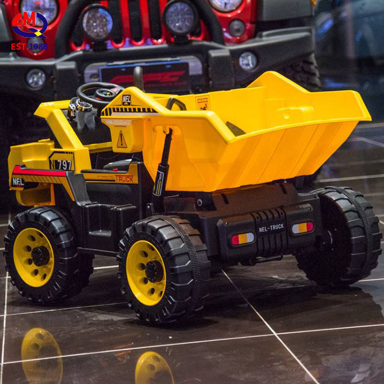 New Model Popular Styles of Children's Electric Toys and Children's Toy Engineering Vehicles with Two Seats
