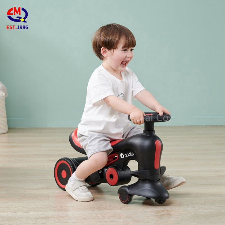 Outdoor Children Baby Kids Swing Ride on Car Toy Scooter Bicycle Stroller 4 in 1 Kid Wiggle Car Twist Car for Kids Baby