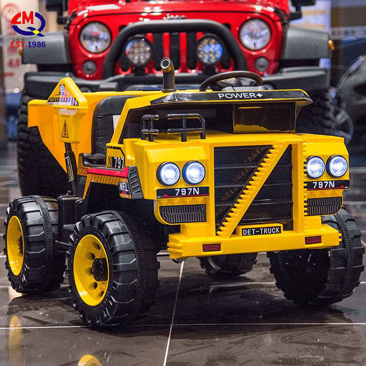 New Model Popular Styles of Children's Electric Toys and Children's Toy Engineering Vehicles with Two Seats
