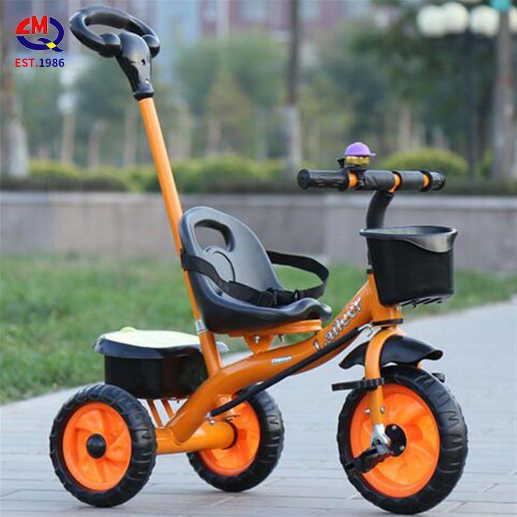 Factory wholesale kids double seat tricycle two seats baby tricycle kids ride on car with back seat