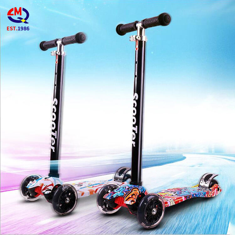 Warehouse Dropshipping Foot Children'S Baby Scooter Foldable Kids Electric Children Stand Scooters