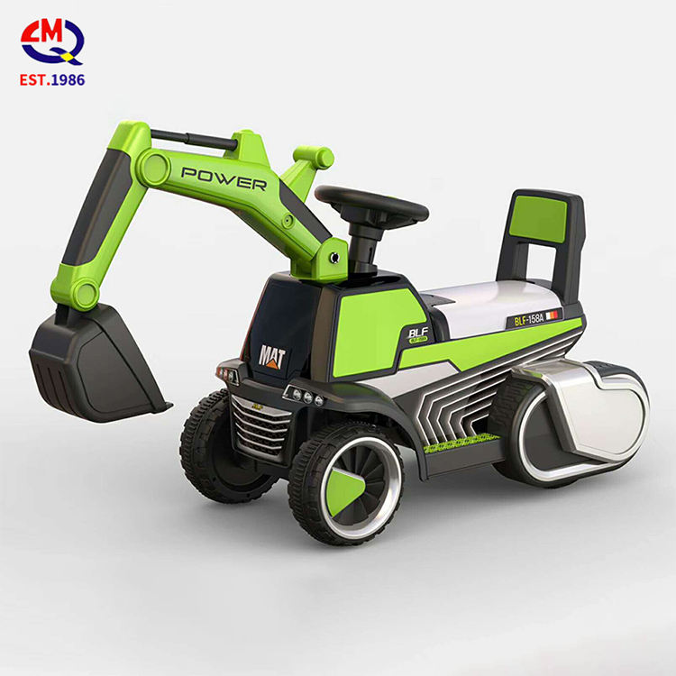 6v Latest Rechargeable Kids Battery Ride Cars Children Toys Electric Tractor Kids Excavator