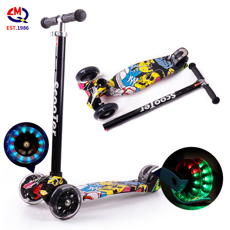 Warehouse Dropshipping Foot Children'S Baby Scooter Foldable Kids Electric Children Stand Scooters