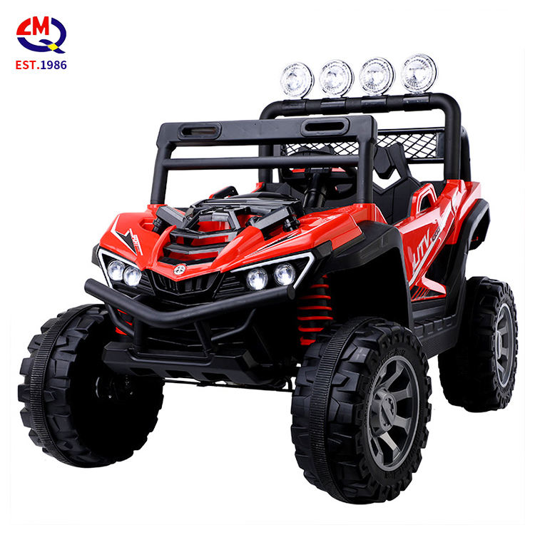 Kids Battery Operated 12 V Electric 2 Seater Remote Control Ride On Car Toys For Boys Baby High Quality Rubber Wheels Cars