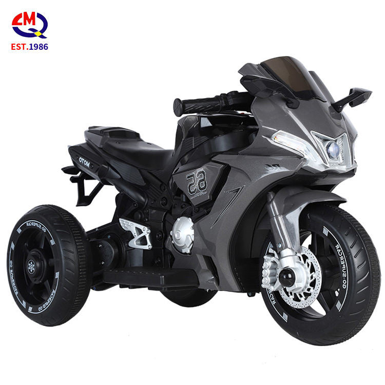 Children's Electric Motorcycle 1-6 Year Old Large Off-Road Tricycle Charging Toy Baby 3 Wheels Battery Motorcycle Cars