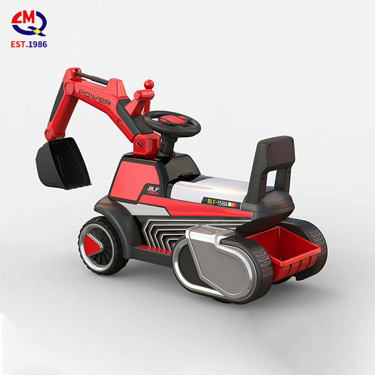 6v Latest Rechargeable Kids Battery Ride Cars Children Toys Electric Tractor Kids Excavator