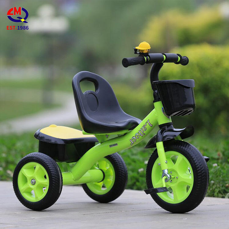 Factory wholesale kids double seat tricycle two seats baby tricycle kids ride on car with back seat