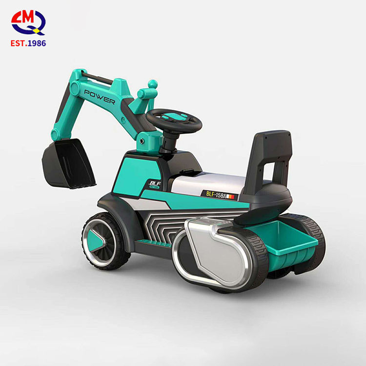 6v Latest Rechargeable Kids Battery Ride Cars Children Toys Electric Tractor Kids Excavator