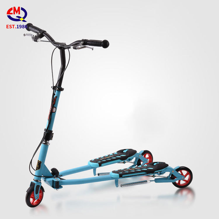 21st Three Wheel Scissor Cart Racing off Road Kick Flashing Pedal Bicycle Kids Scooters for Sale