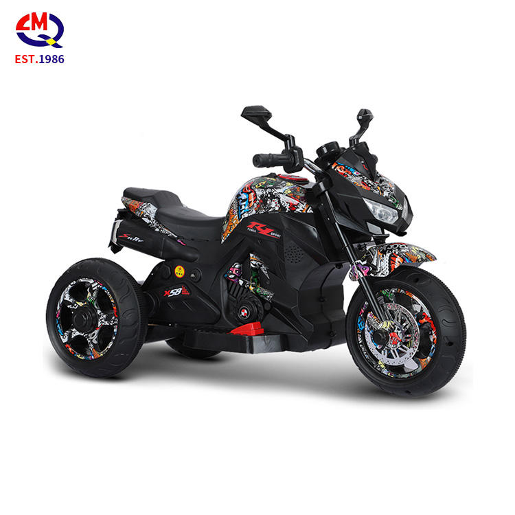 New design children's electric motorcycle kids toy car large electric tricycle child battery motorcycle