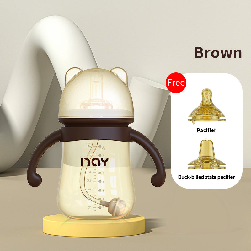 Anti-Colic Baby Bottle Teeth Guard Feeding Bottle Bacteriostat Antifall Nursing Bottle 240ml/300ml for Baby Different Stage