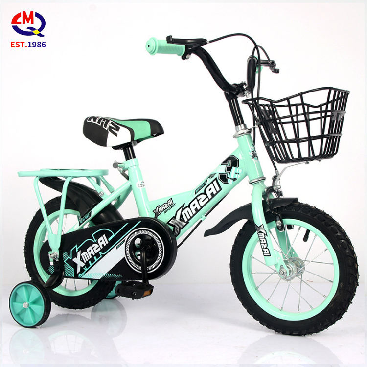 Wholesale Hot Sale 12 14 16 Inch With Steel Basket Kids Bike New Design Three Wheels Training Kid's Bicycle