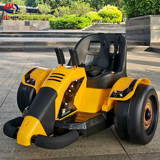 Factory Cheap Price Electric 6v Rotating Drift Car RC Children's Battery Indoor And Outdoor Toy Car GoKart