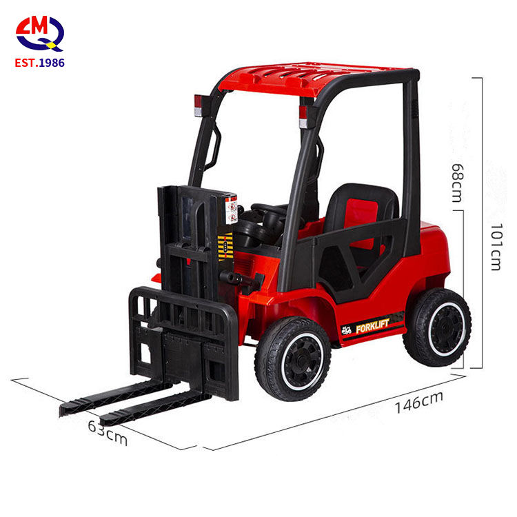 Children's Electric Forklift with Two Real Doors and Large LED Lights Children's Electric Car