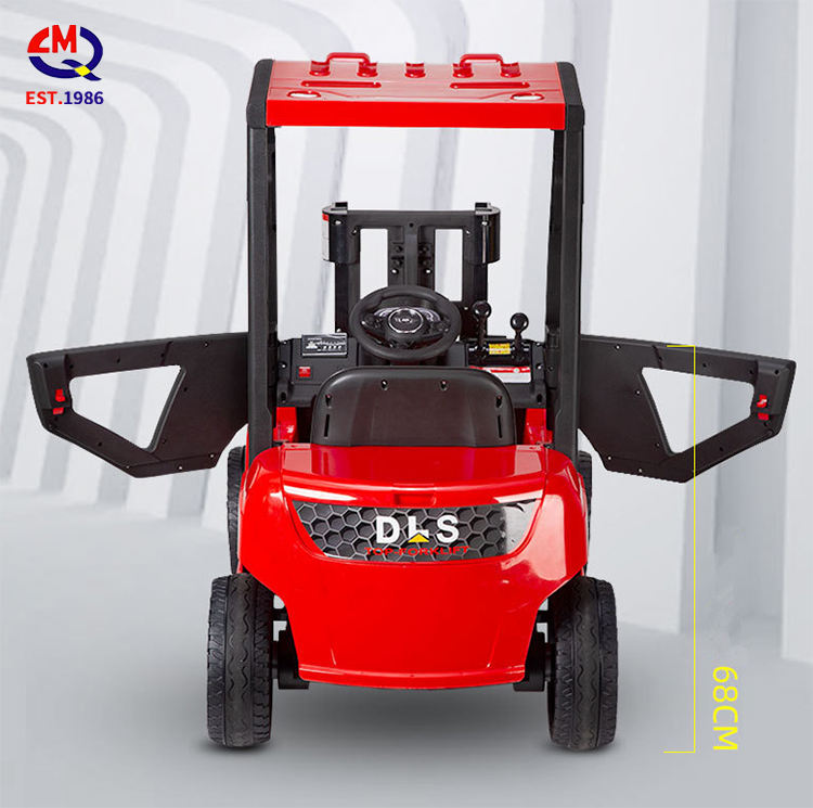 Children's Electric Forklift with Two Real Doors and Large LED Lights Children's Electric Car