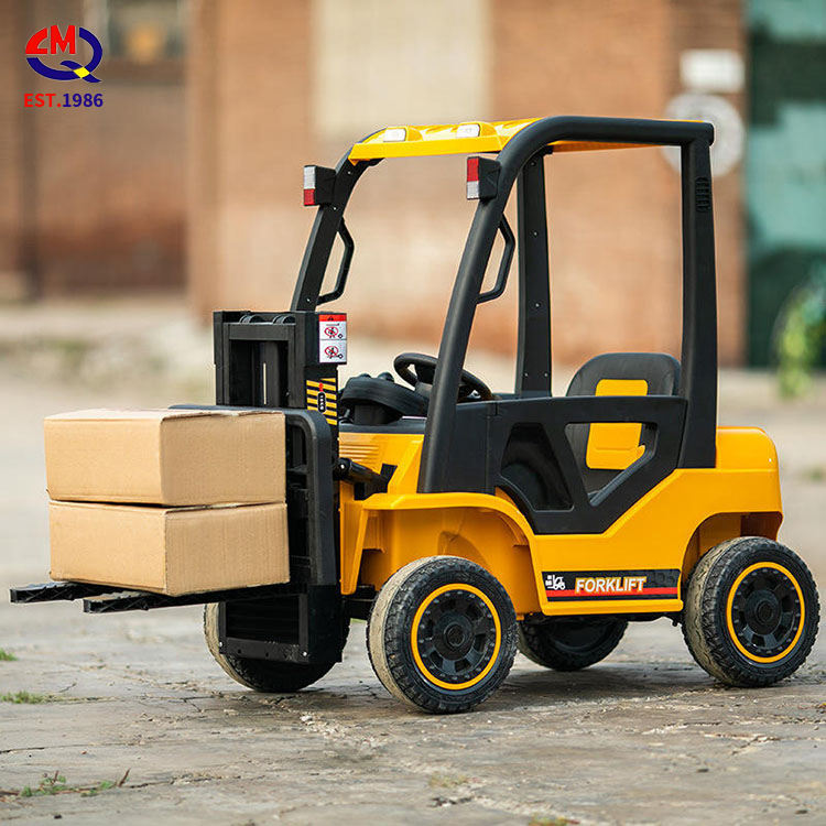 Children's Electric Forklift with Two Real Doors and Large LED Lights Children's Electric Car