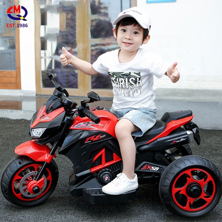 New design children's electric motorcycle kids toy car large electric tricycle child battery motorcycle