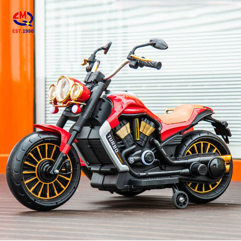 Kids Electric Motorcycle Battery Powered Ride-On Cars for 3-8 Year Old Children