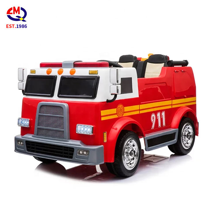 Kids Ride On Car Fire Truck Children RC Electronic 12v Battery Car