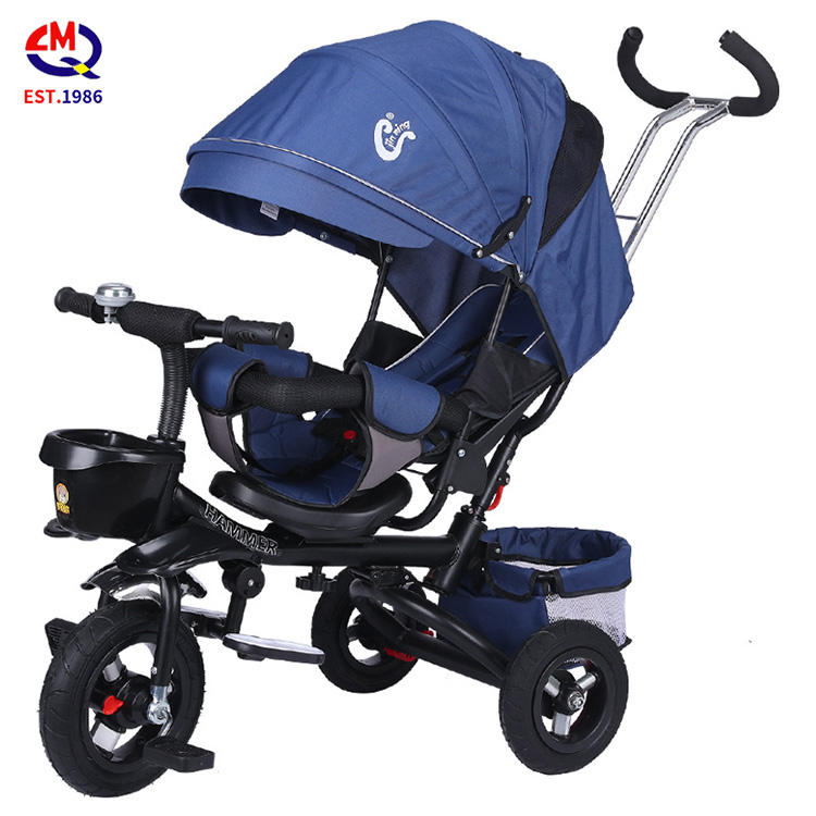 Children's tricycle foldable 1-6 year old bicycle stroller baby bicycle