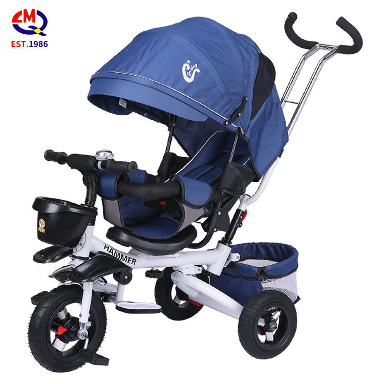 Children's tricycle foldable 1-6 year old bicycle stroller baby bicycle