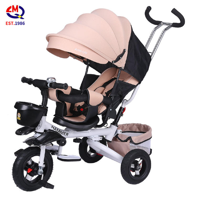 Children's tricycle foldable 1-6 year old bicycle stroller baby bicycle